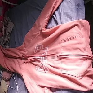 Gap hoodie faded pink large